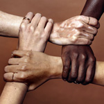 Hands joined in unity