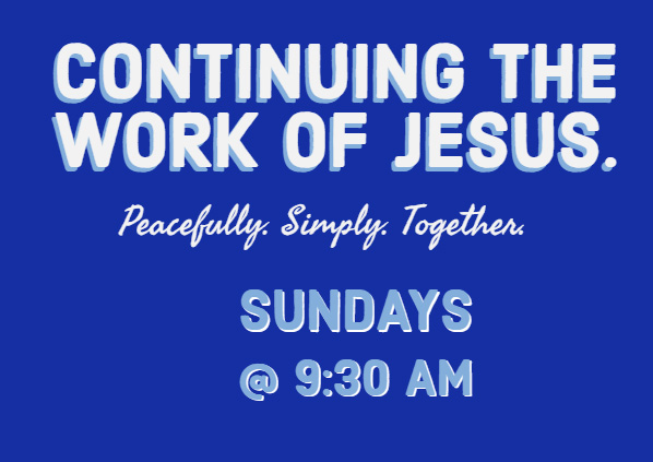 Continuing the work of Jesus